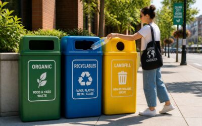 Implement waste management and segregation to cut landfill waste and boost recycling