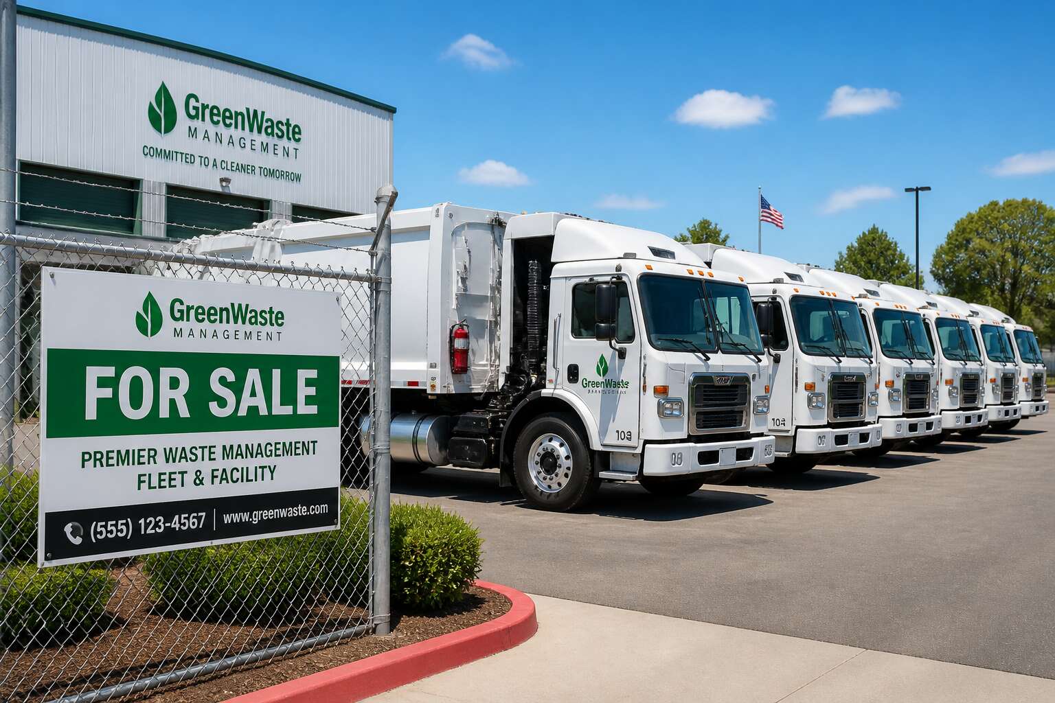 waste management business for sale